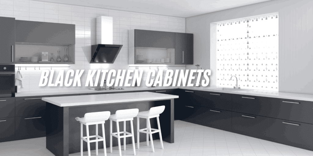 Black Kitchen Cabinets