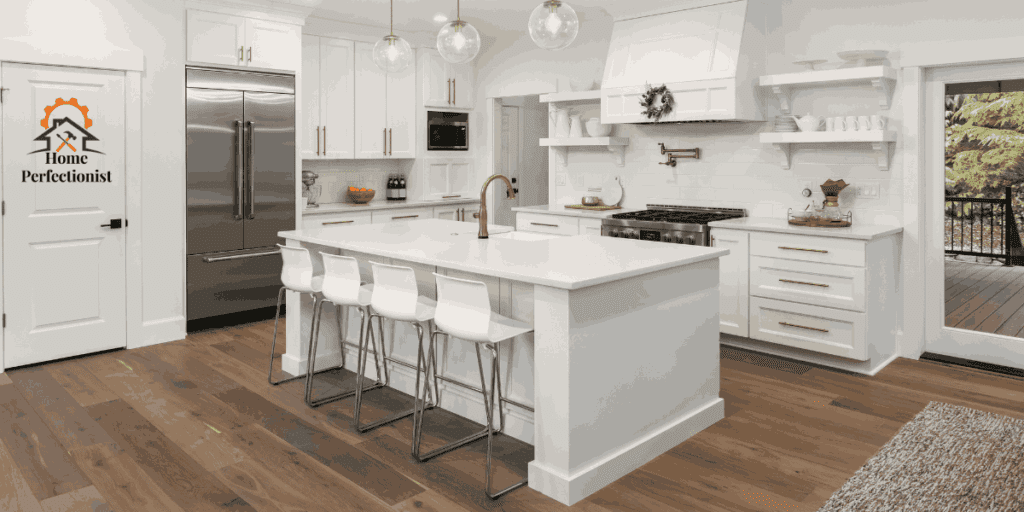 rectangular kitchen island