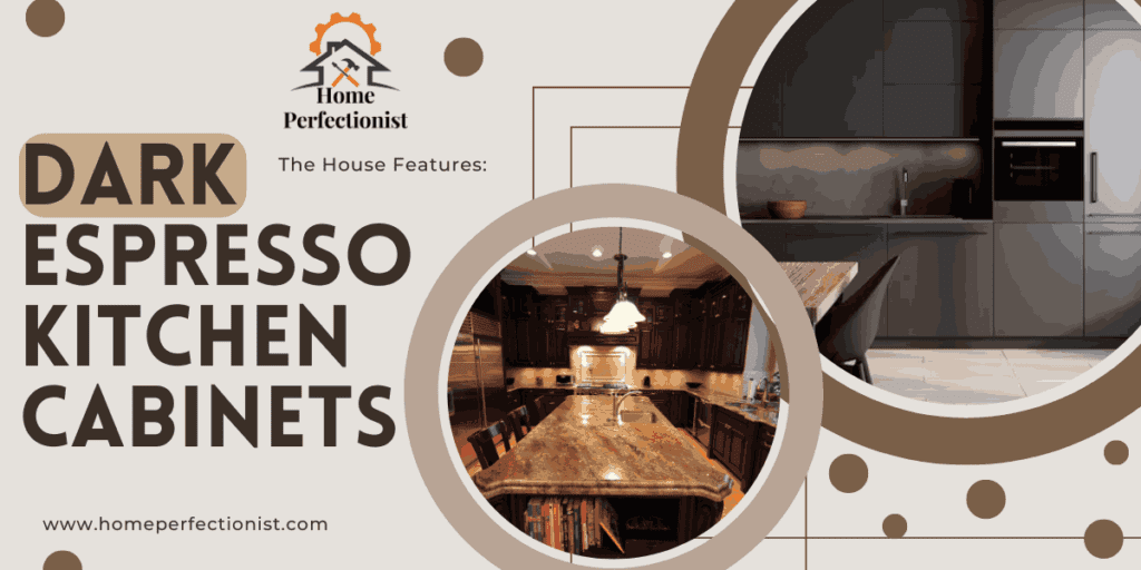 Dark espresso kitchen cabinets