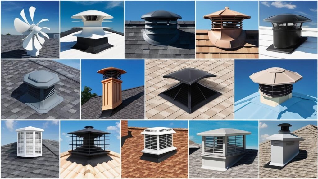 different kinds of roof vents